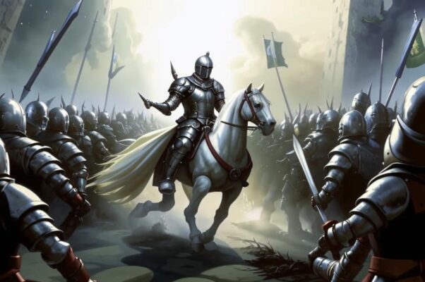 Поединок («И вот в самом центре на белом квадрат…»)