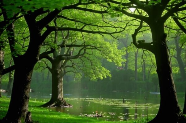 «На старых каштанах сияют листы...»