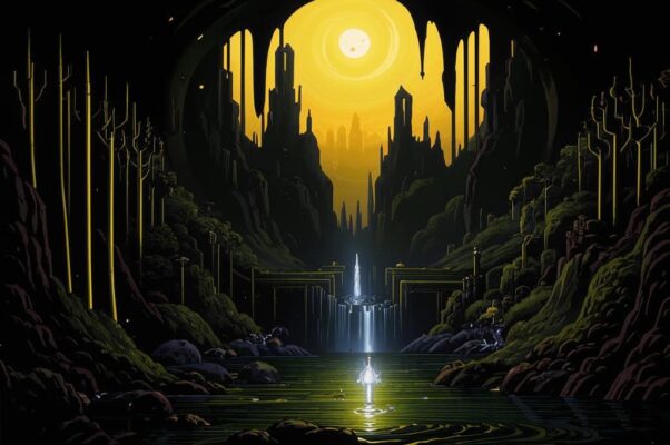 «Над черно-золотым стеклом...»