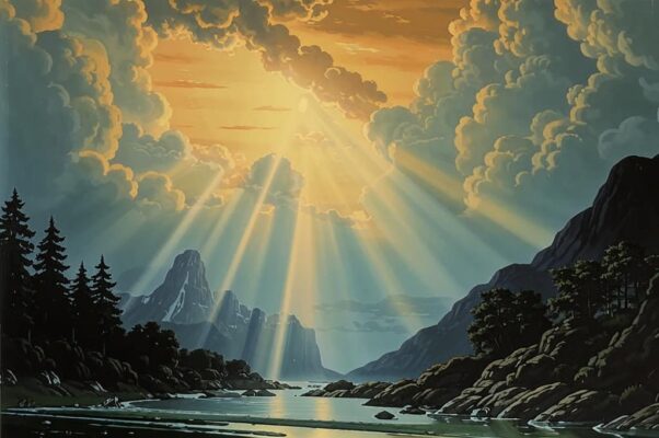 «Сквозь облак тяжелые свитки...»