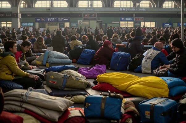 На вокзале («В мутном свете увялы…»)