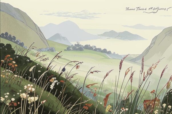 Полдень («Травою жесткою, пахучей и седо…»)