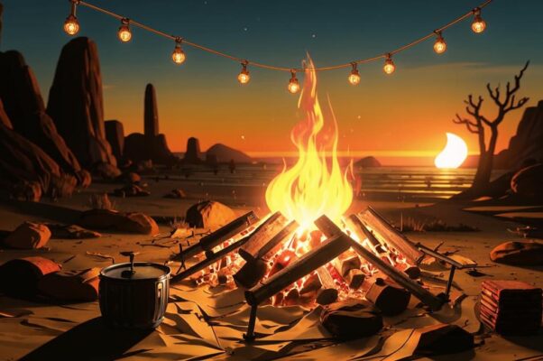 Полынь («Костер мой догорал на берегу пустыни…»)