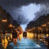 «А сейчас в Петербурге, может быть, как и в Терву, гроза...»
