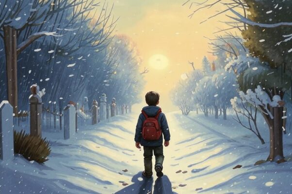 «Первый снег, как в замедленной съемке...»