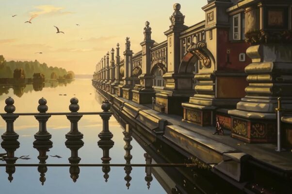 «Над балюстрадою старинной...»