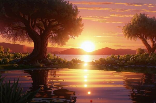 «Долго в полдень вчера я сидел у пруда...»