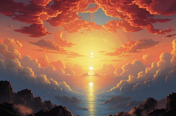 Вечерняя заря («Я вижу край небес в дали безбрежно…»)