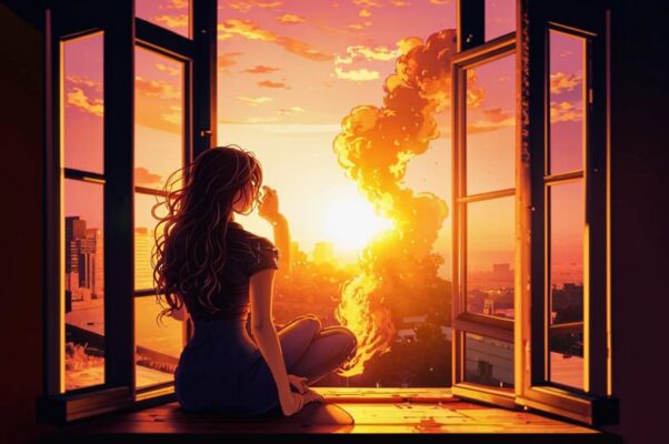 Пламя («Посмотри в жаркие окна…»)