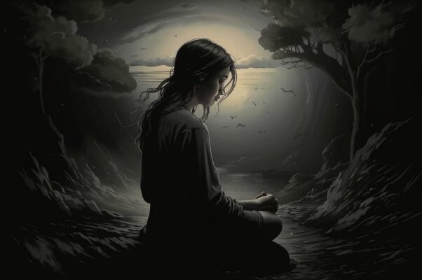 У порога («На сердце непонятная тревога…»)