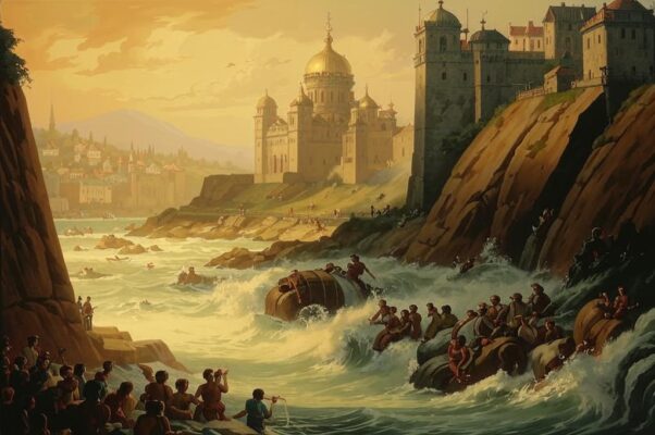 «Когда, влекомы в плен, мы стали...»