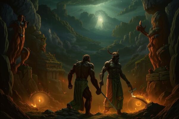 Тантал и Сизиф в Аде (из Одиссеи)