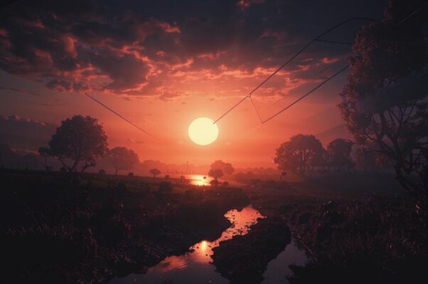 Заря во всю ночь