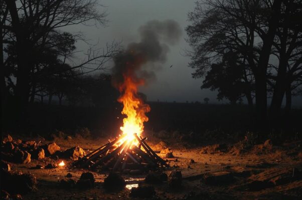 Костер («Сумрак, холод, сон глубокий…»)