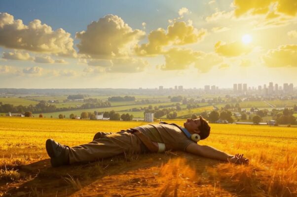 В степи («На землю я ложусь, усталый от труда…»)