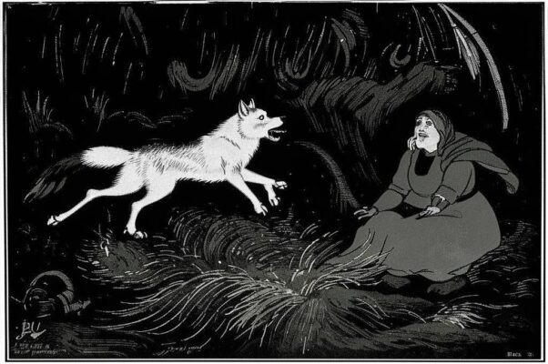 «В стихи забежала волчиха...»