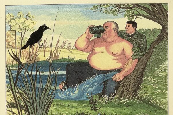 «Ворона взмахом крыла пишет в небе картину...»