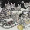 «Кошачье жаркое. И гости сидят...»