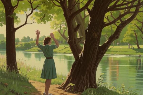 «Мне липы машут девичьей рукой...»