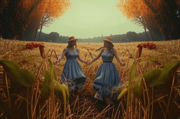 «Снопы как девки в поле с песней...»