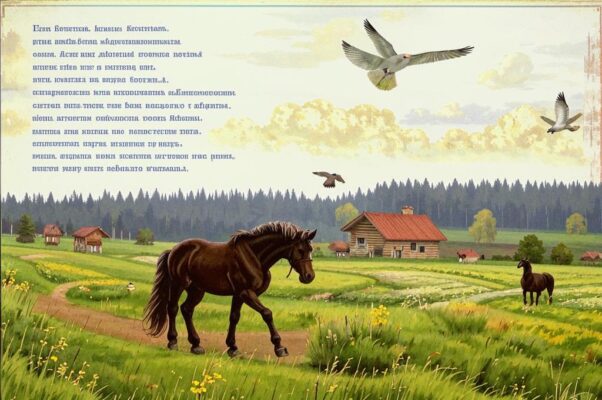 «Дикий ворон каркнул в поле...»