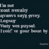 «Я больше не грущу. Я больше не ревную...»