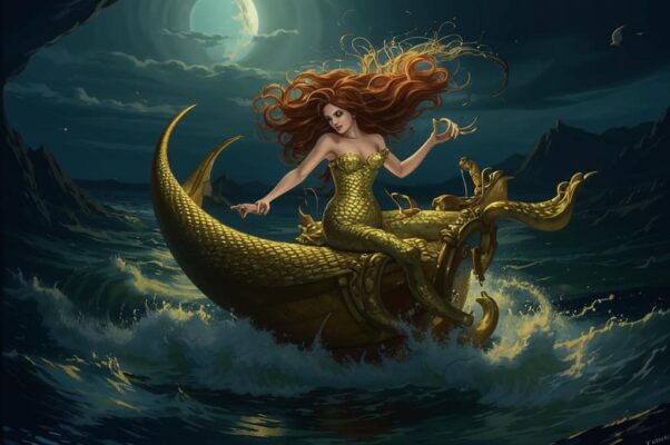 Ночь в море