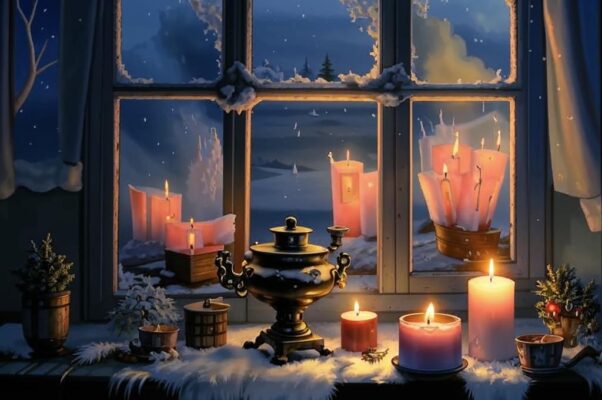 Зимний вечер («Душный вечер, зимний вечер…»)