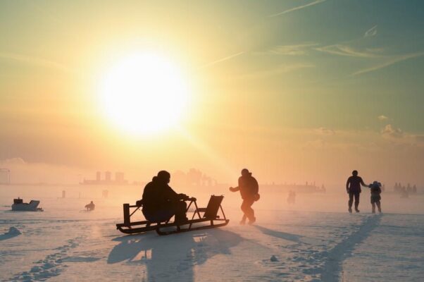 Морозный день