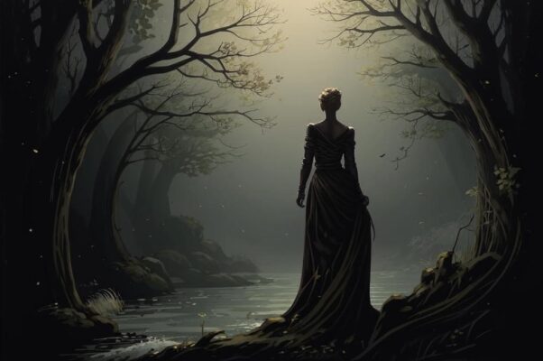 Она («В мгновенья золотой печали…»)