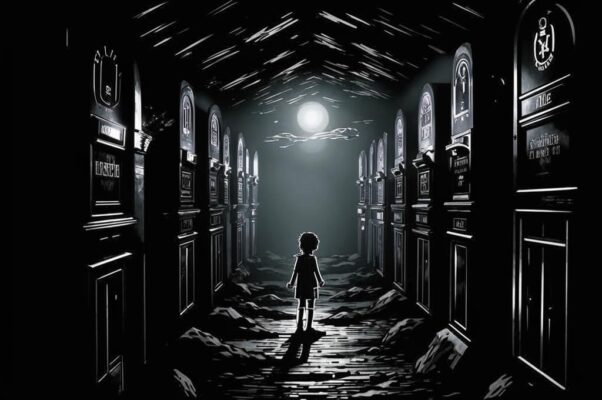 На кладбище («В страшный час томящих снов…»)