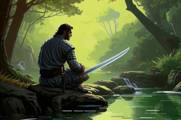 «Сижу на берегу потока...»