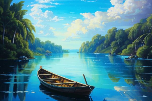 Речка («Давно ли, речка голубая…»)