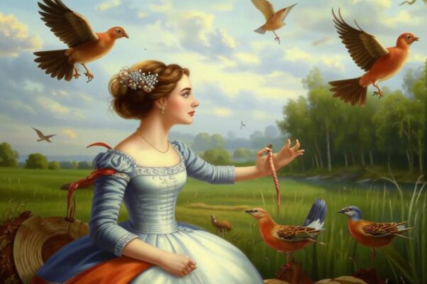 Русская песня («Как у нас ли на кровельке…»)