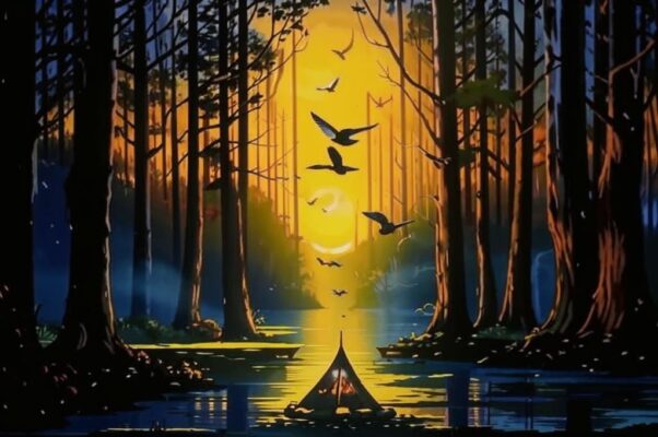 «Ночные птицы пели в лесу...»