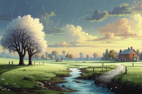 Весна в пригороде