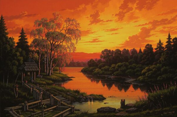 Ключ («Седящ, увенчан осокою…»)