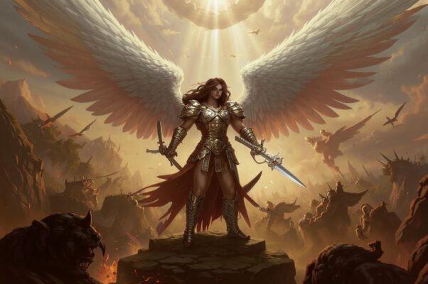 Целение Саула («Слетайте на него, о воины небесны…»)