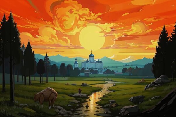 Эродий над гробом праведницы