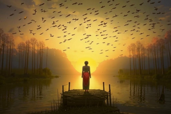 Как пернатые рассвета...