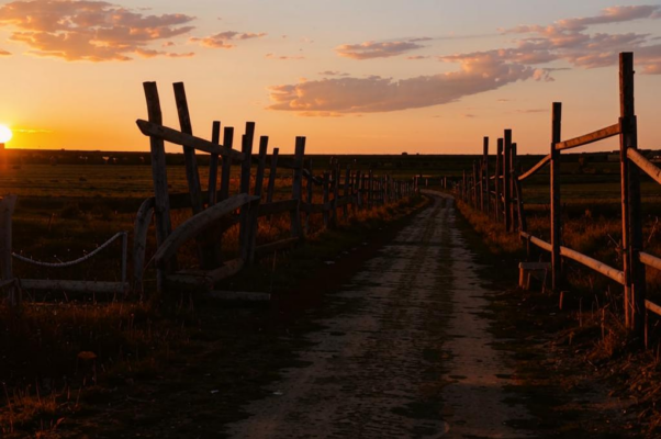 На окраине («Серые досчатые заборы…»)