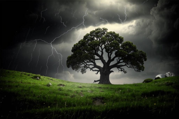 Дуб («На стлани зелени волнистой…»)