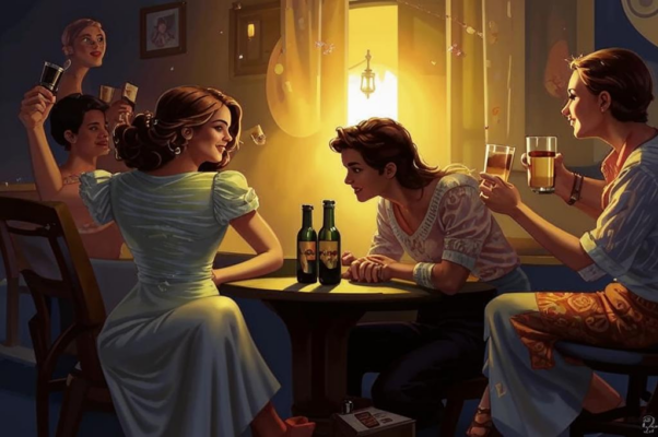 «Скажи мне, правда ль, что, встретив пьяниц...»