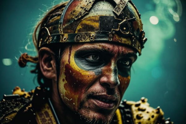 Идет он, весело размахивая