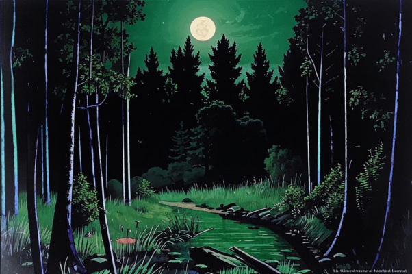 Тиха во тьме бледнеющая нива