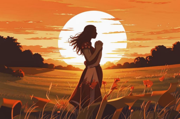 «Выткался на озере алый свет зари...»