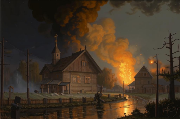 «Дымом половодье...»