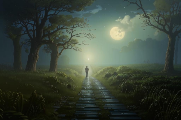 «И надо мной звезда горит...»