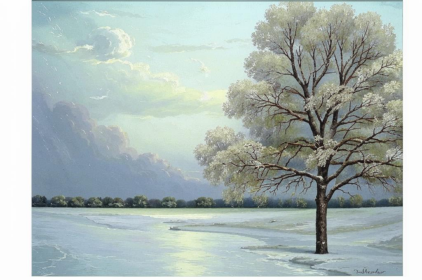 «Над окошком месяц. Под окошком ветер...»