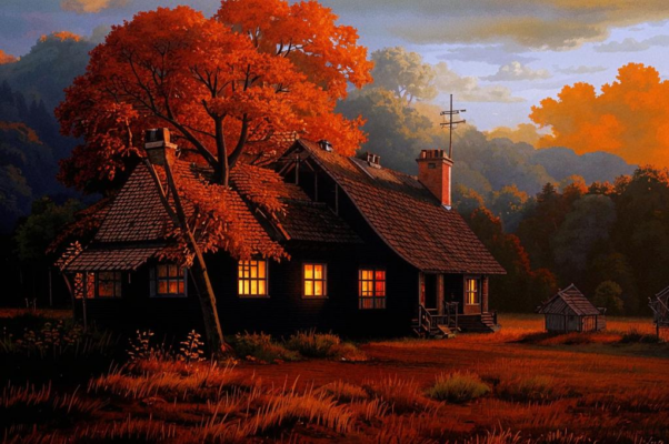 «О красном вечере задумалась дорога...»